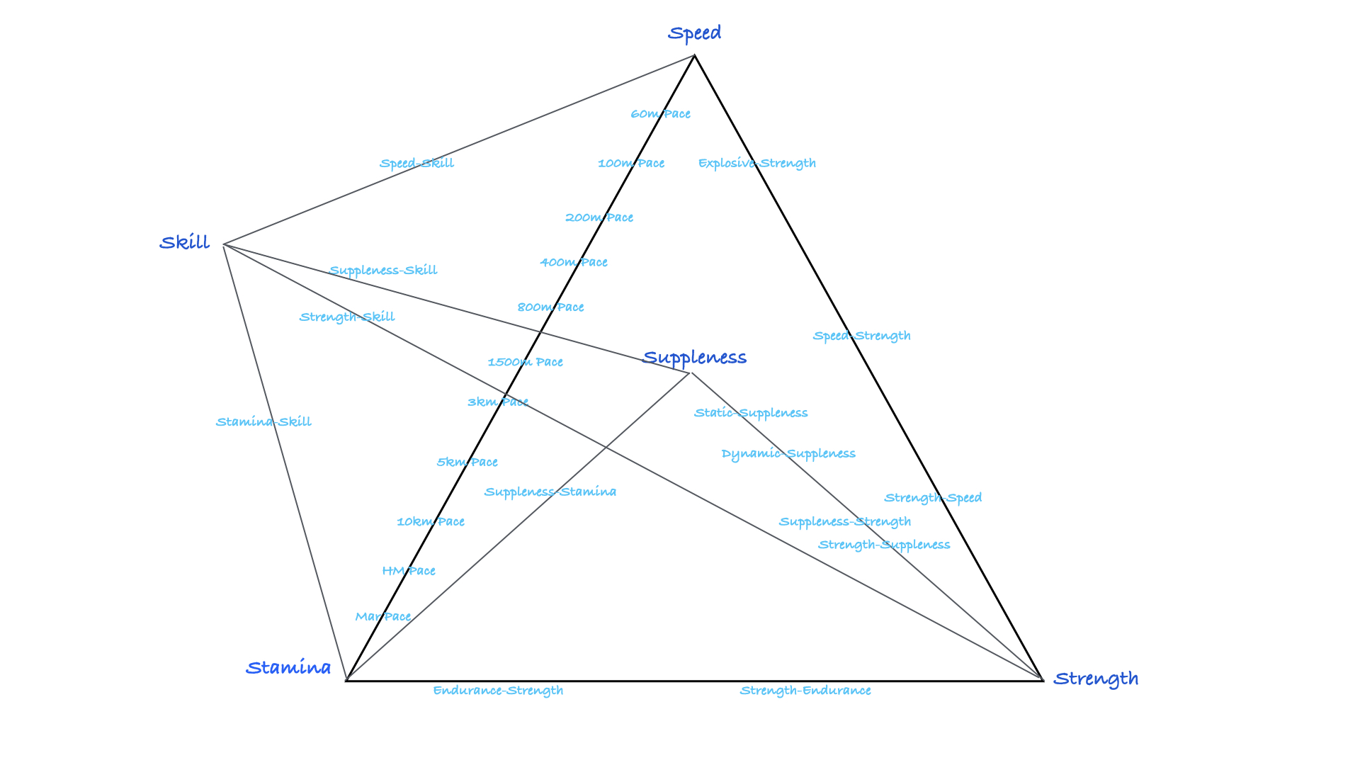 Diagram of motor abilities.